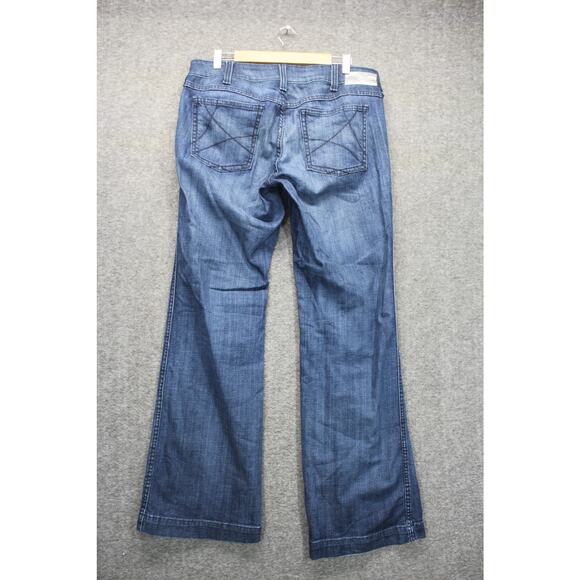 Ariat Trouser Jeans Women’s 32L Blue Denim Mid Rise Bootcut Stretch Western - Picture 2 of 6